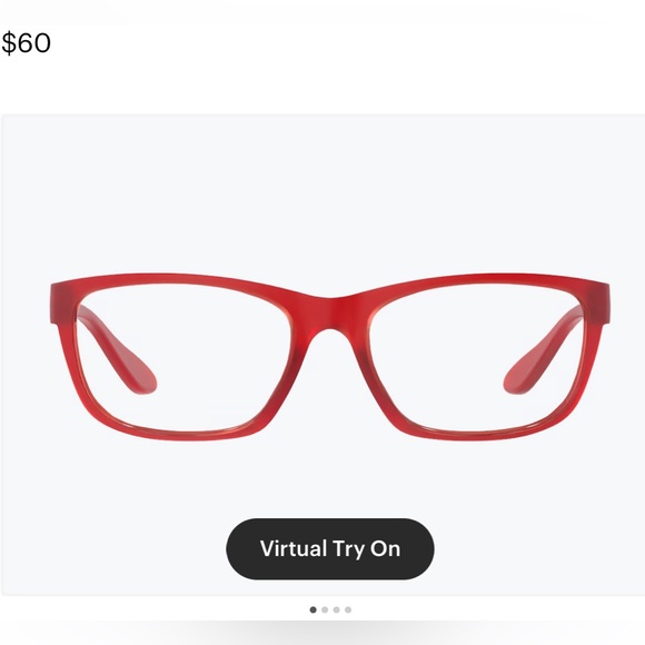 Dresden red eyeglasses frames - size small - Picture 1 of 5